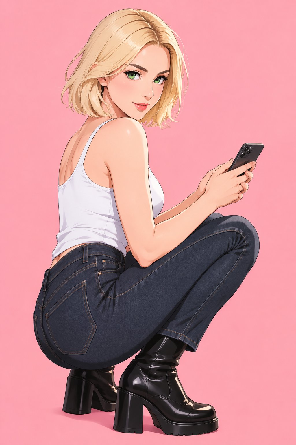 Image inspiration - [UPLOAD YOUR IMAGE] A stylized anime-inspired portrait fe...